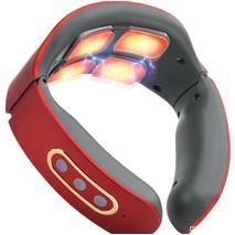 Electric pulse thermal neck massager, infrared radiation, relaxing care, relaxation effect, cervical pain relief. JT-808