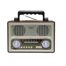 טרנזיסטור גדול בסגנון רטרו. עם אורות מתחלפות , כניסת USB, כרטיס זיכרון , MP3, חריץ כרטיס TF Bluetooth. נטען  KEMAI 1800BT