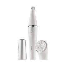 2-in-1 Facial Set. Facial Hair Remover + Deep Cleaning Brushes FaceSpa SE813 Braun