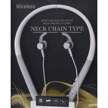 Bluetooth neck sport stereo earphones