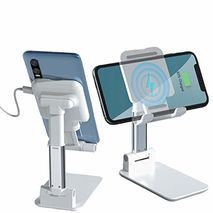Desktop Smartphone Stand with Wireless Charger