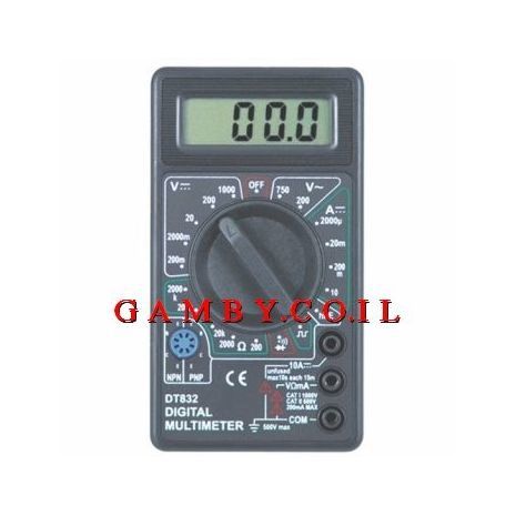 מודד חשמל (טסטר)  דיגיטלי SAKAL DT-832