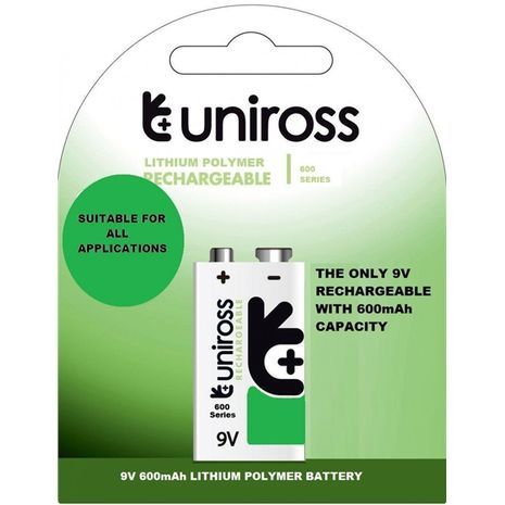 סוללה, יונירוס 9V, 250 מאה