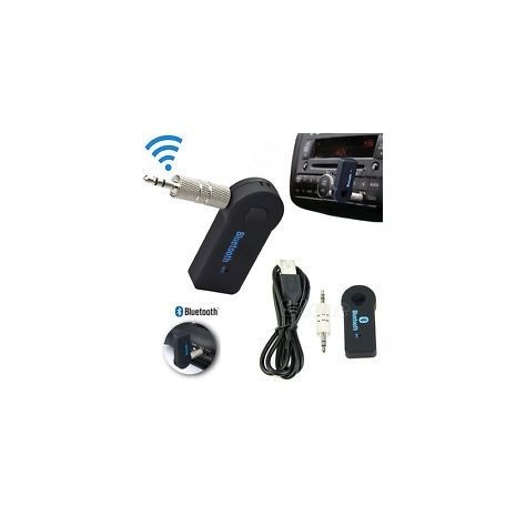 משדר Bluetooth מסוללרי למכשירים בעלי כניסה aux ( רדיודיסק וטייפ ברכב , בידורית , טלוויזיה ועד)