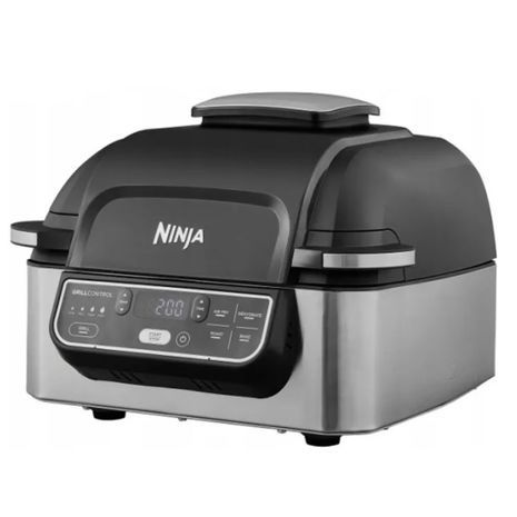 Мультипечь - гриль на горячем воздухе , умный аэрогриль для приготовления без масла и здорового питания NINJA Foodi Health Grill & Air Fryer AG301EU