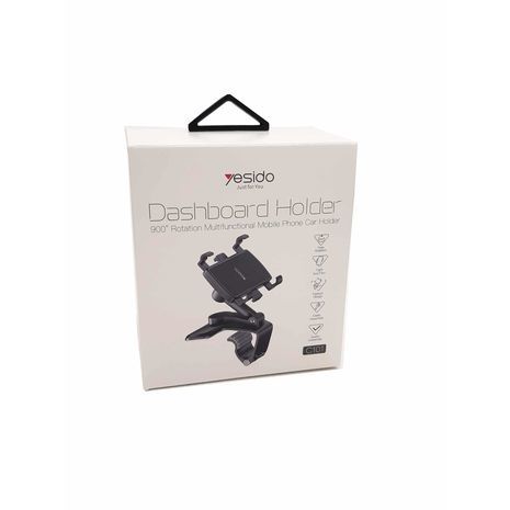 Автомобильный холдер для телефона - прищепка на панель приборов C101 Yesido