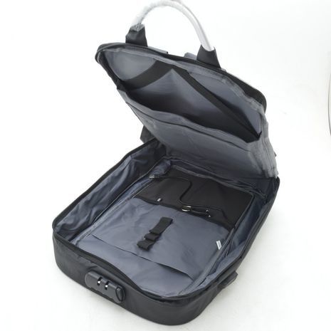 תיק גב ותיק צד 2ב1 נגד גניבה עם מקום למחשב נייד ועם מנעול קומבינציה Fashion Style