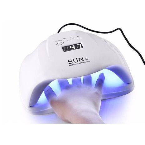 SUN X7 MAX LED/UV LED/UV מנורת UV לק ציפורניים. מייבש ציפורניים עם טיימר 30/60 / 90S. מכשיר לייבוש לק. מָנִיקוּר