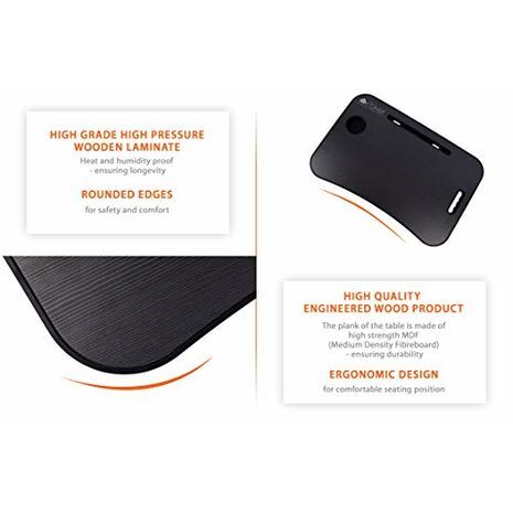 שולחן מתקפל רב תכליתי למחשב נייד או לטאבלט עם מחזיק כוסות, שולחן לימוד, שולחן לילה, שולחן ארוחת בוקר, מתקפל ונייד