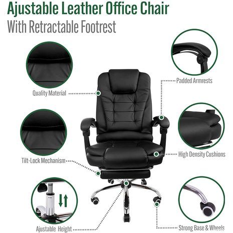 Boss מנהלים בעל גב גבוה