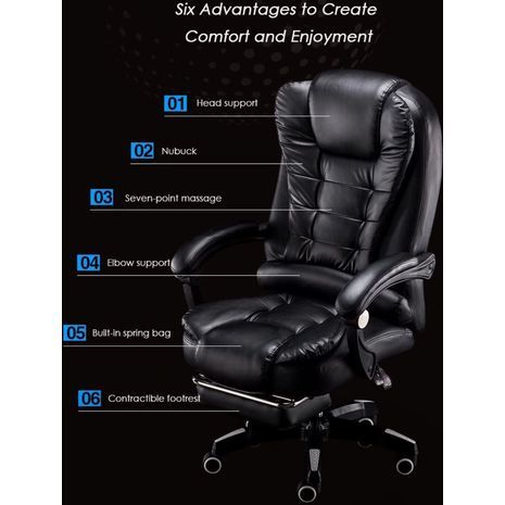 Boss מנהלים בעל גב גבוה