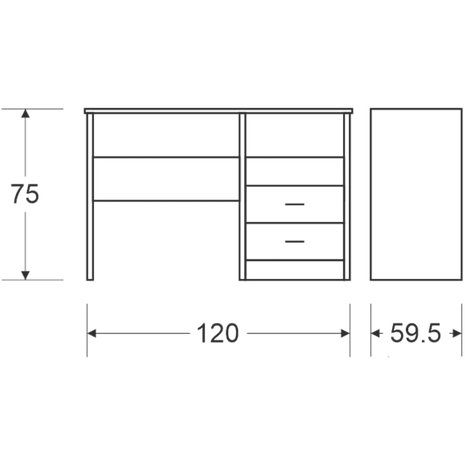 שולחן מחשב ושולחן עבודה עם אבן שפה. שולחן משרדי. שולחן לימוד עם אבן שפה. דגם 225 תוצרת ישראל!