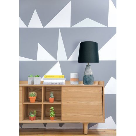 Large table lamp. Designer . "Black Palm" OM-TMR-E27-BK Omega