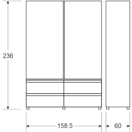 ארון הזזה , ארון לחדר - Sliding Wardrobe 713 . תוצרת ישראל !