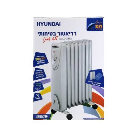 רדיאטור חמום ללא שמן HAH-1110 HYUNDAI 1500W