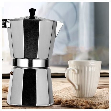 Гейзерная кофеварка -  устройство для приготовления кофе 450 мл. 9 чашек