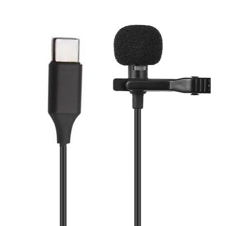 מיקרופון מיני + קליפס עבור כניסת TYPE-C Lavalier Microphone GL-121