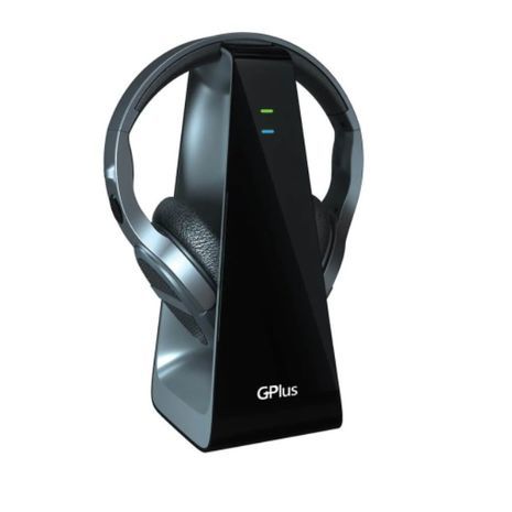 אוזניות אלחוטיות לטלויזיה ולמחשב stereo עם בסיס חשמלי Blaupunkt BP-8200WR