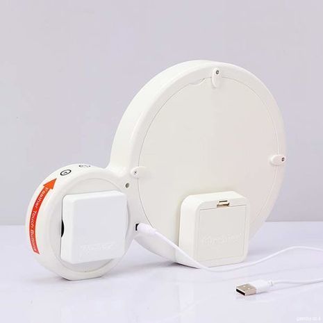 מסגרת תמונה עם שעון ומראה ונורות לד 3 ב- Magic Mirror  & Clock 1