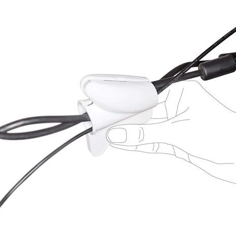 מאגד כבלים . מארגן ומסתיר כבלים 22 ממ  1.5מטר