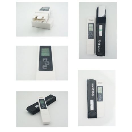 בודק איכות מים 3 ב-1. בודק מוליכות מים, מד איכות מי שתייה TDS & EC-A1