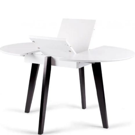 פינת אוכל סלון ניתן להרחבה + 4 כסאות קטיפה אלגנטיים Victoria