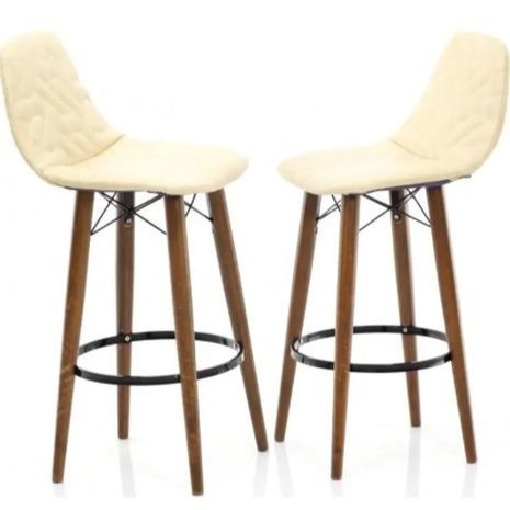 כיסא בר עשוי עץ ומתכת Diana