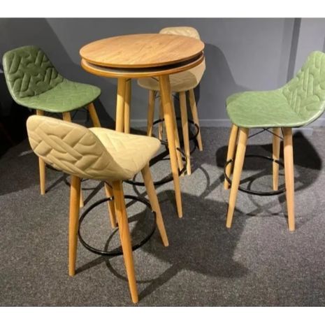 כיסא בר עשוי עץ ומתכת Diana