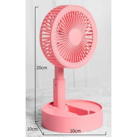 מאוורר נטען מיני עוצמתי מתקפל ידני ושולחני