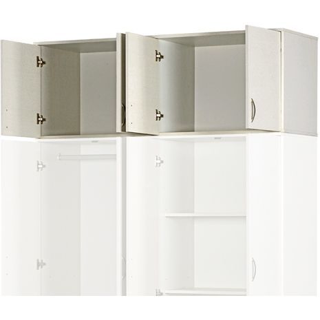 חלק עליון לארון תוספת לארון עם 4 דלתות - קומת ביניים. Hanging Shelf 710. מיוצר בישראל.