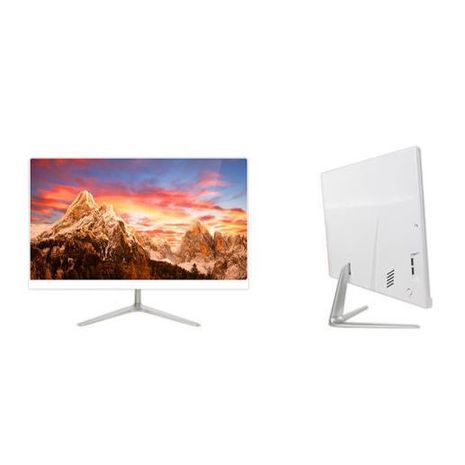 מסך מחשב 24 אינץ בצבע לבן 60 VGA-HDMI 60HZ + Speakers . F0RTECH