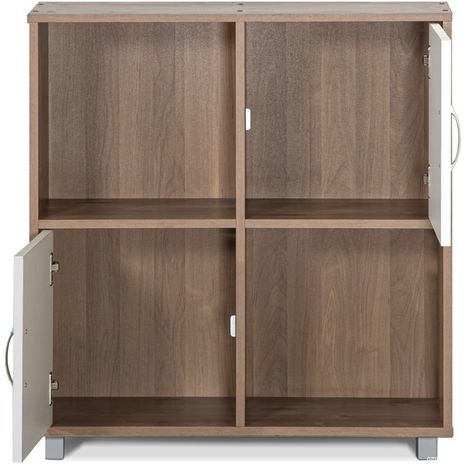 Bookshelf - 4 compartments, 2 doors. Bookshelf 618 Made in Israel!