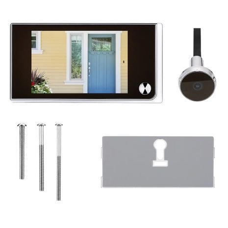 עינית דיגיטלית לדלת  כלל מצלמ , פעמון ואינטרקום