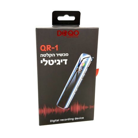 טייפ מנהלים  USB - מכשיר הקלטה DOQO 8Gb QR-1