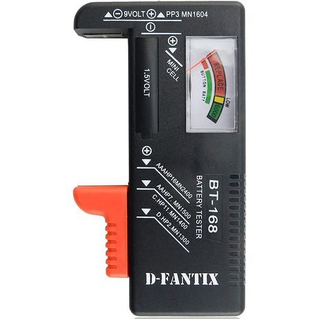 BT-168 DIANGONG בודק סוללות בודק סוללות אוניברסלי עבור AA AAA C D 9V 1.5V סוללות כפתור