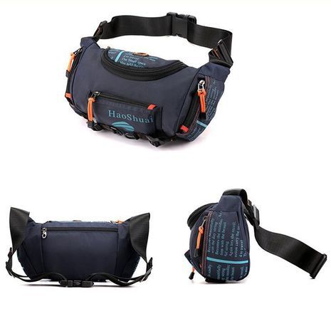 Большая поясная сумка ( пауч ) - цветная из водоотталкивающей ткани