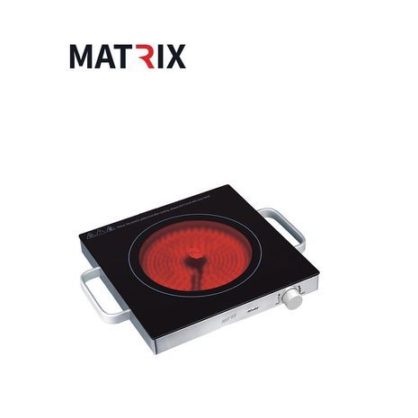 כירה חשמלית קרמית  MX-HPC6015-SS MATRIX Bologna 2000W - www.gamby.co.il 03-9341686