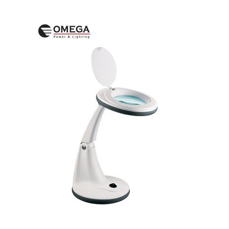 זכוכית מגדלת מקצועית 3D "4 מנורת שולחן אור יום 6500K 7W MAGNUS