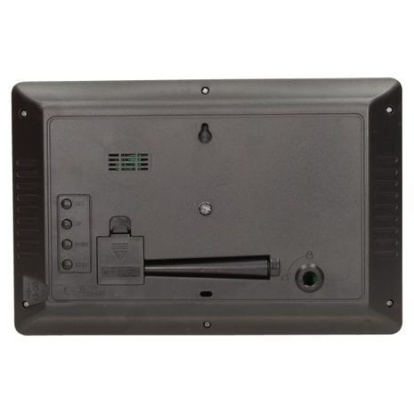 Часы настенные и настольные красные цифры 21.5*15.5 см JH2316