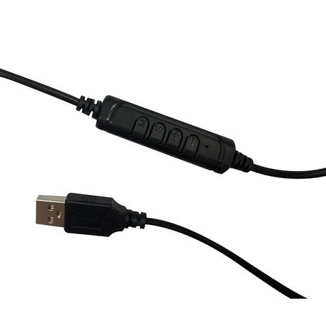 אוזניות מחשב עם מיקרופון למחשב USB2 stereo