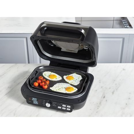 Мультипечь - гриль на горячем воздухе , умный аэрогриль для приготовления без масла и для здорового питания NINJA Foodi Max Pro Grill & Air Fryer AG651