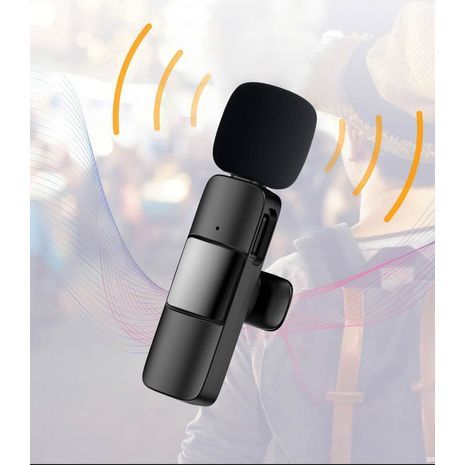 מיקרופון דש אלחוטי חיבור איפון לסמרטפון