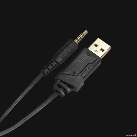 אוזניות מחשב לגיימרים ( למשחקי מחשב ) עם מיקרופון USB+3.5mm   HG8914 MARVO   - Scorpion Unicorn stereo HI-Fi + תאורה לד