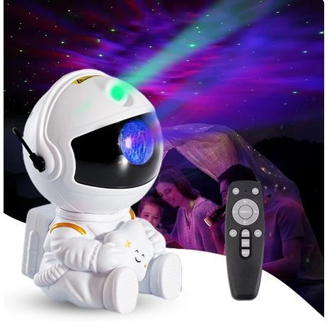 Galaxy Star  אסטרונאוט - מנורת לייזר להקרנת שמיים כוכבים