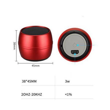 רמקול נייד BT מיני איכותי ועוצמתי בלוטוט ECCO