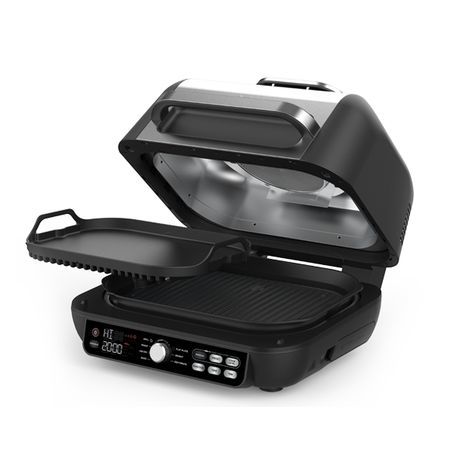 Мультипечь - гриль на горячем воздухе , умный аэрогриль для приготовления без масла и для здорового питания NINJA Foodi Max Pro Grill & Air Fryer AG651