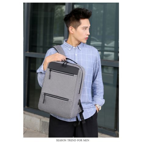 Fashionable backpack with multiple compartments