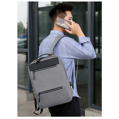 Fashionable backpack with multiple compartments