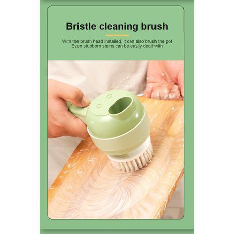 חותך ירקות חשמלי רב תכליתי 4 ב-1, פורס אלחוטי, קוצץ ירקות, קוצץ, מכונת כביסה לקוצץ מזון