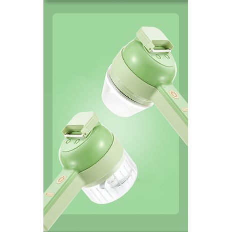 חותך ירקות חשמלי רב תכליתי 4 ב-1, פורס אלחוטי, קוצץ ירקות, קוצץ, מכונת כביסה לקוצץ מזון